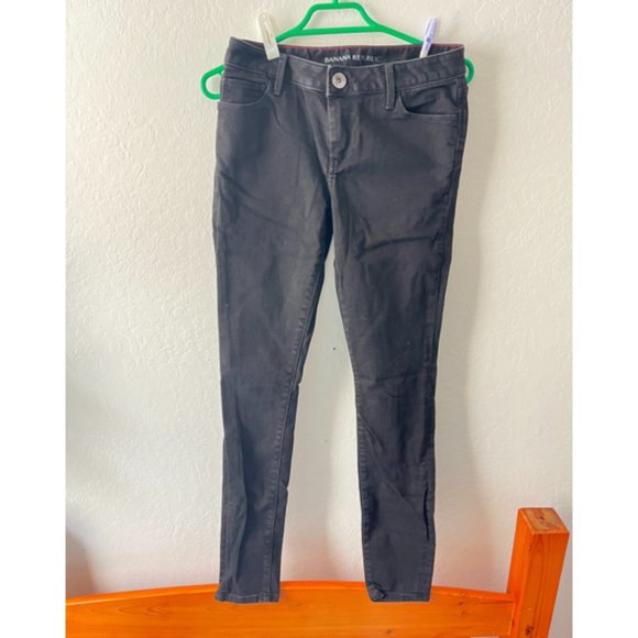 Banana Republic Skinny Fit black Skinny jeans size 25 - Picture 1 of 2
